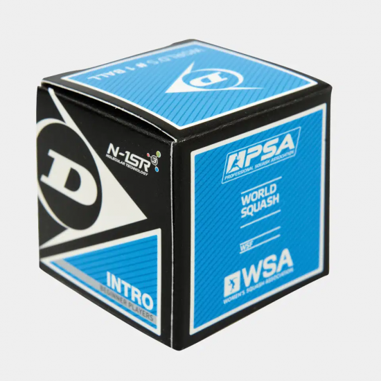 Squash Ball - Dunlop Intro (1 Dot Blue) YZ Squash Ball - Dunlop Intro (1 Dot Blue) YZ