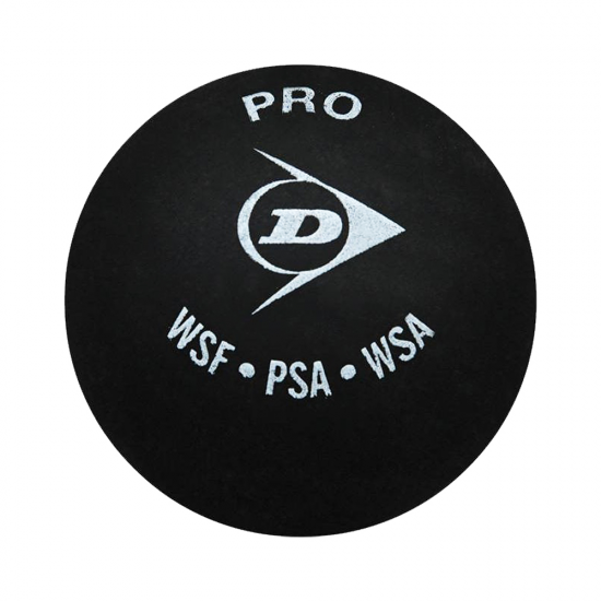 Squash Ball - Dunlop Pro (2 Dots Yellow) CQ Squash Ball - Dunlop Pro (2 Dots Yellow) CQ