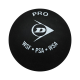Squash Ball - Dunlop Pro (2 Dots Yellow) CQ Squash Ball - Dunlop Pro (2 Dots Yellow) CQ