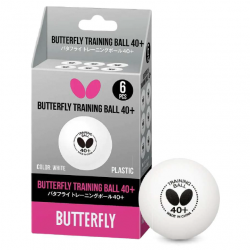 Table Tennis Ball - Butterfly 40+ (6 Balls) QE CQ