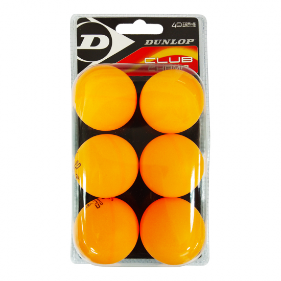 Table Tennis Ball - Dunlop Club Champ (6 Balls) CQ Table Tennis Ball - Dunlop Club Champ (6 Balls) CQ