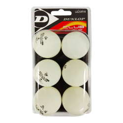 Table Tennis Ball - Dunlop Club Champ (6 Balls) CQ