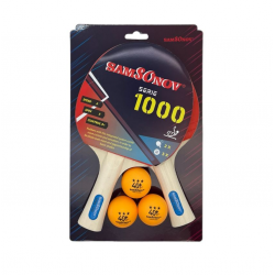TT Bat Set - Tibhar Samsonov Serie 1000 (2bats + 3 balls) WQ