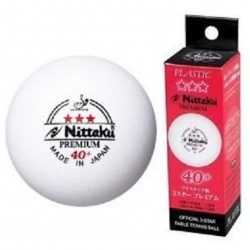 TT Ball - Nittaku 3 Star (White) 3 balls CQ