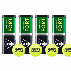 Tennis Ball - Dunlop Fort All Court (ITF) (12 Balls) YZ CQ
