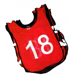 Football Bib Set - Nylon Junior/Senior (Numbered 1~18) CQ