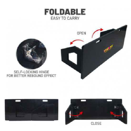 Rebound Board - Trident Master 100cm x 40cm KQ Rebound Board - Trident Master 100cm x 40cm KQ