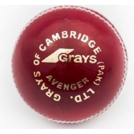Cricket Ball - Grays Avenger Red Junior KQ