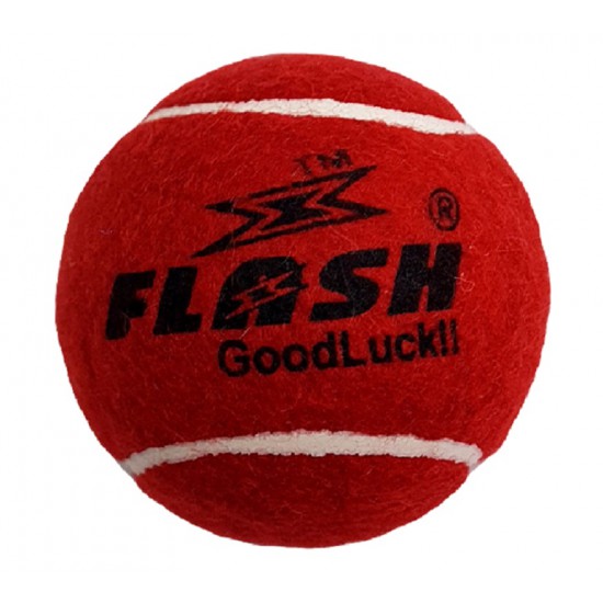 Cricket Ball - Flash 'Good Luck' Rubber CQ Cricket Ball - Flash 'Good Luck' Rubber CQ