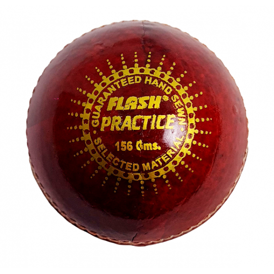 Cricket Ball - Flash Practice Leather (5.5 Oz) CQ Cricket Ball - Flash Practice Leather (5.5 Oz) CQ
