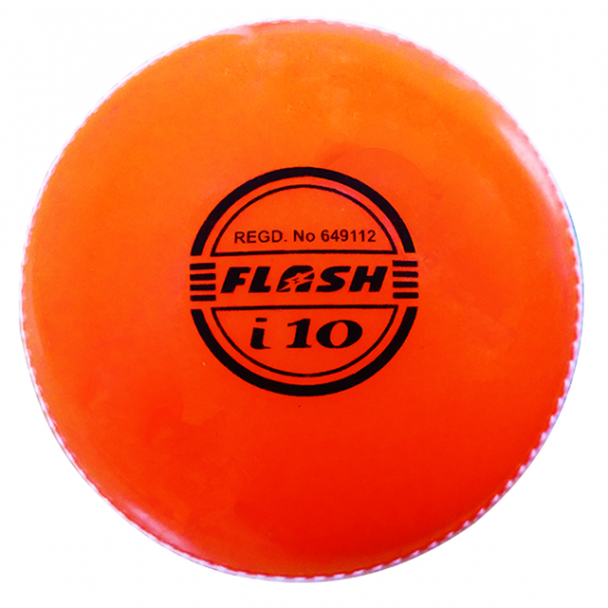Cricket Ball - Flash I10 Rubber CQ Cricket Ball - Flash I10 Rubber CQ