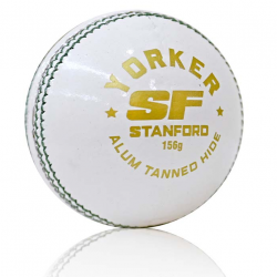 Cricket Ball - Stanford Yorker White (4.75oz/5.50oz) CQ
