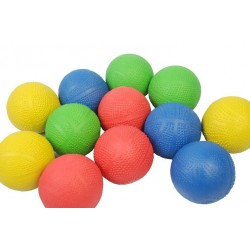 Sponge / Rubber Foam Balls - RCL (per dozen/ 4 colors)