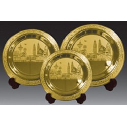 Brass Gold Plaque - CPT10056 KL Motif