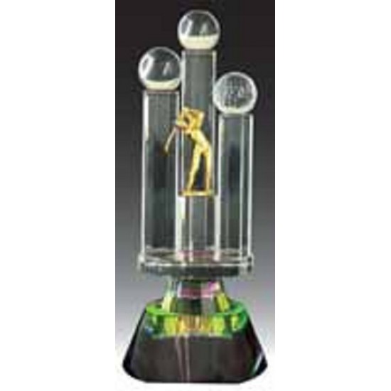 Golf Crystal Trophy - CRT90079