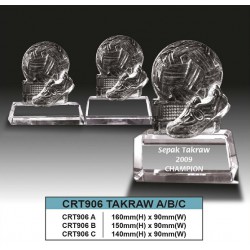 Crystal Trophy Takraw - CRT906
