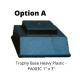 Trophy Plastic - MF002 Badminton 3D