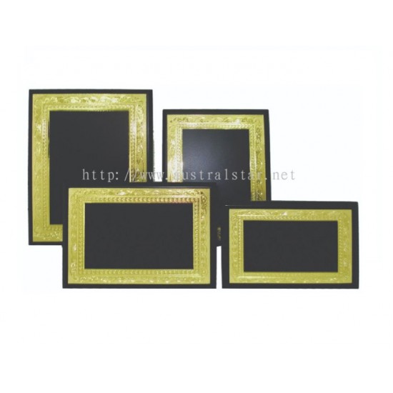Table Wood Plaque +Alu Plate - AL8072 Table Wood Plaque +Alu Plate - AL8072