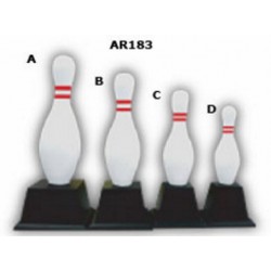 Acrylic Trophy - Bowling AR183 