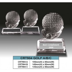 Crystal Trophy Golf - CRT904