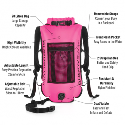 Buoy - BuddySwim Backpack Buoy 28LT Dry Bag ZP