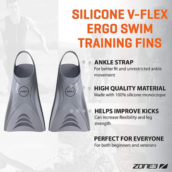 Fins - ZONE3 Silicone V-Flex ZP Fins - ZONE3 Silicone V-Flex ZP