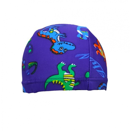 Swim Cap Junior - Madwave Leasure Lycra Dino Swim Cap Junior - Madwave Leasure Lycra Dino
