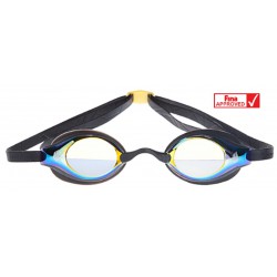 Goggles - Madwave Record Breaker Rainbow Mirror Black/Yellow 125802