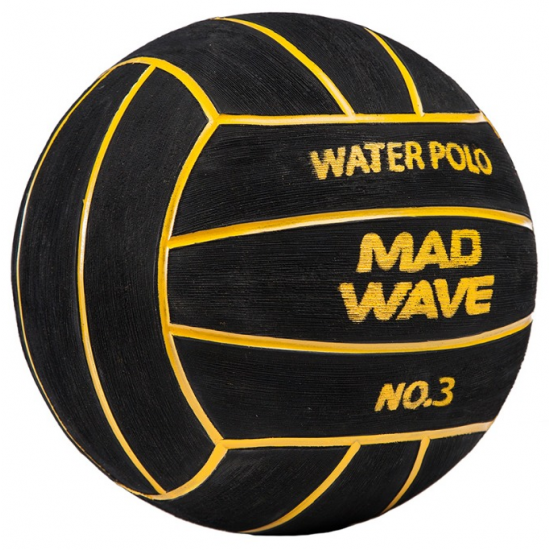 Waterpolo Ball - Madwave Black Waterpolo Ball - Madwave Black