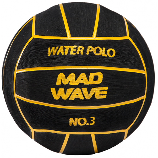 Waterpolo Ball - Madwave Black Waterpolo Ball - Madwave Black
