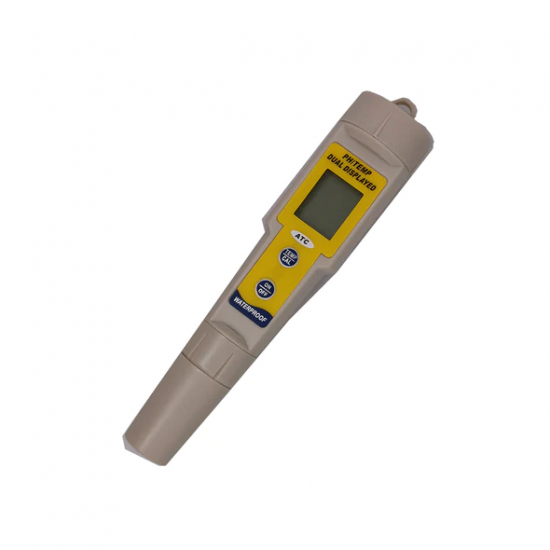 pH/Temperature Meter - Handheld Digital Waterproof (Dual Display) ZP