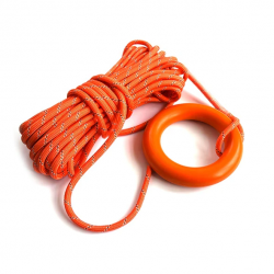 Reflective Rope - Lifeguard Rescue 50ft/8mm with Hand Ring ZP