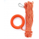 Reflective Rope - Lifeguard Rescue 50ft/8mm with Hand Ring ZP Reflective Rope - Lifeguard Rescue 50ft/8mm with Hand Ring ZP